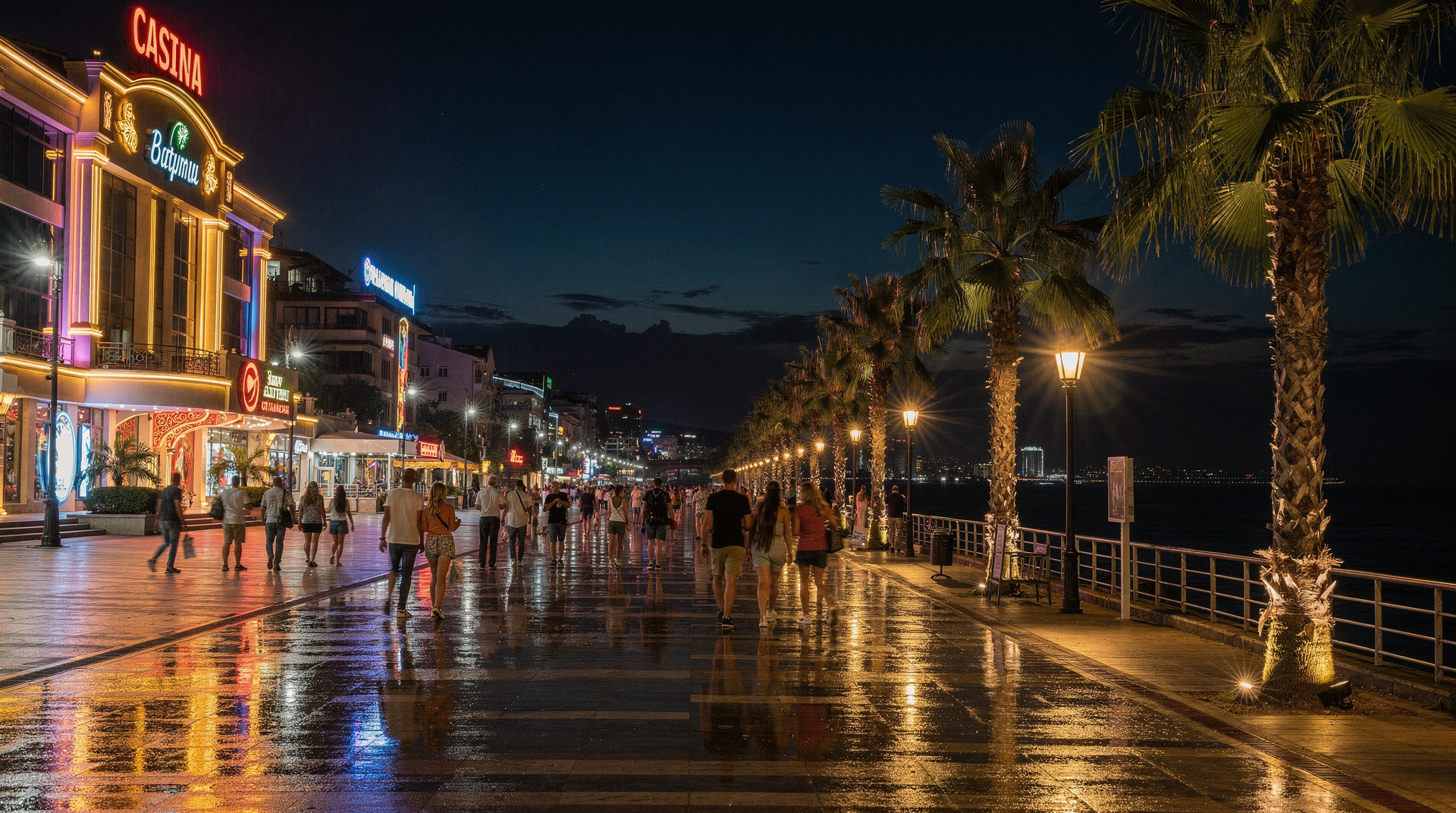 Vita notturna a Batumi: club, casinò e bar sul lungomare