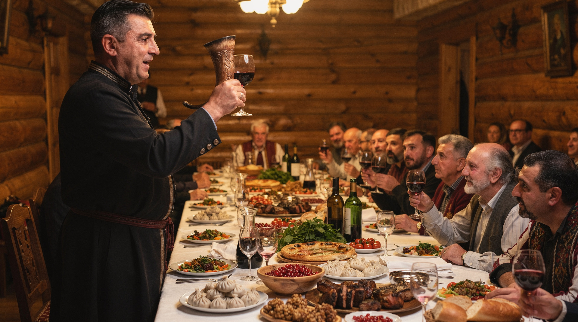 Georgian etiquette: supra, toasts, church and hospitality