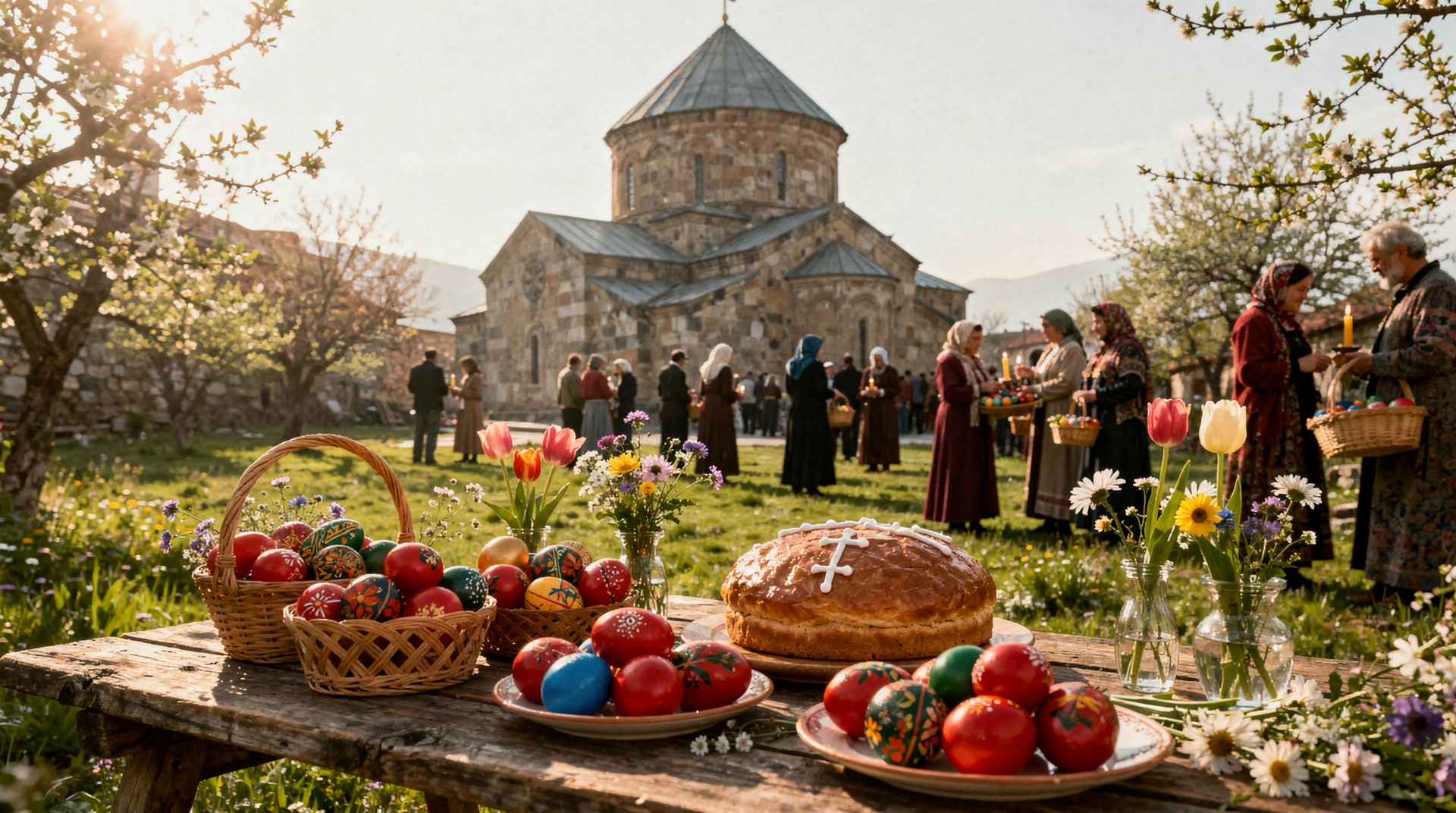 Georgia in April: spring arrives with flowers and Easter celebrations