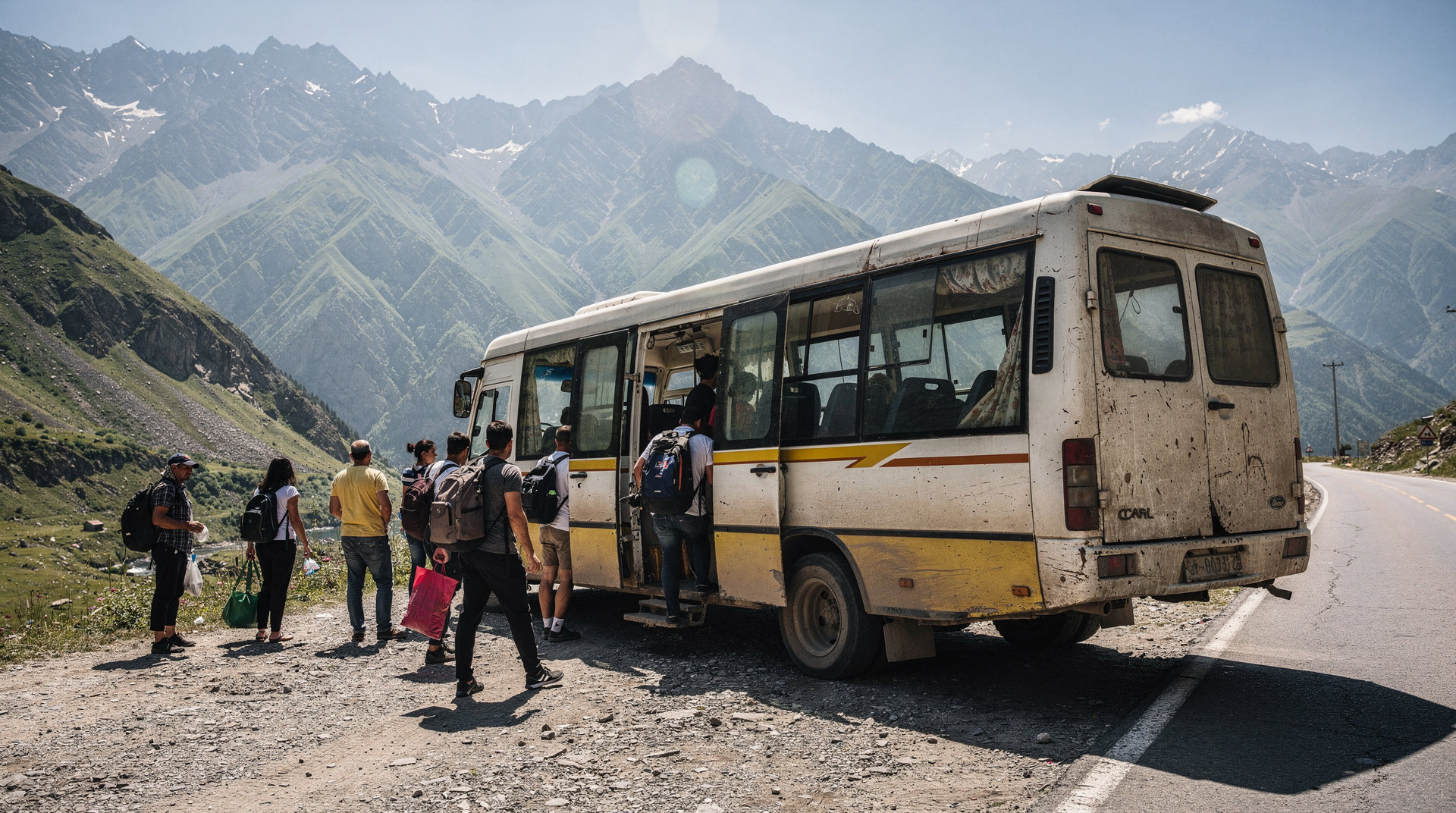 Getting around Georgia: marshrutkas, trains, taxis and car rental