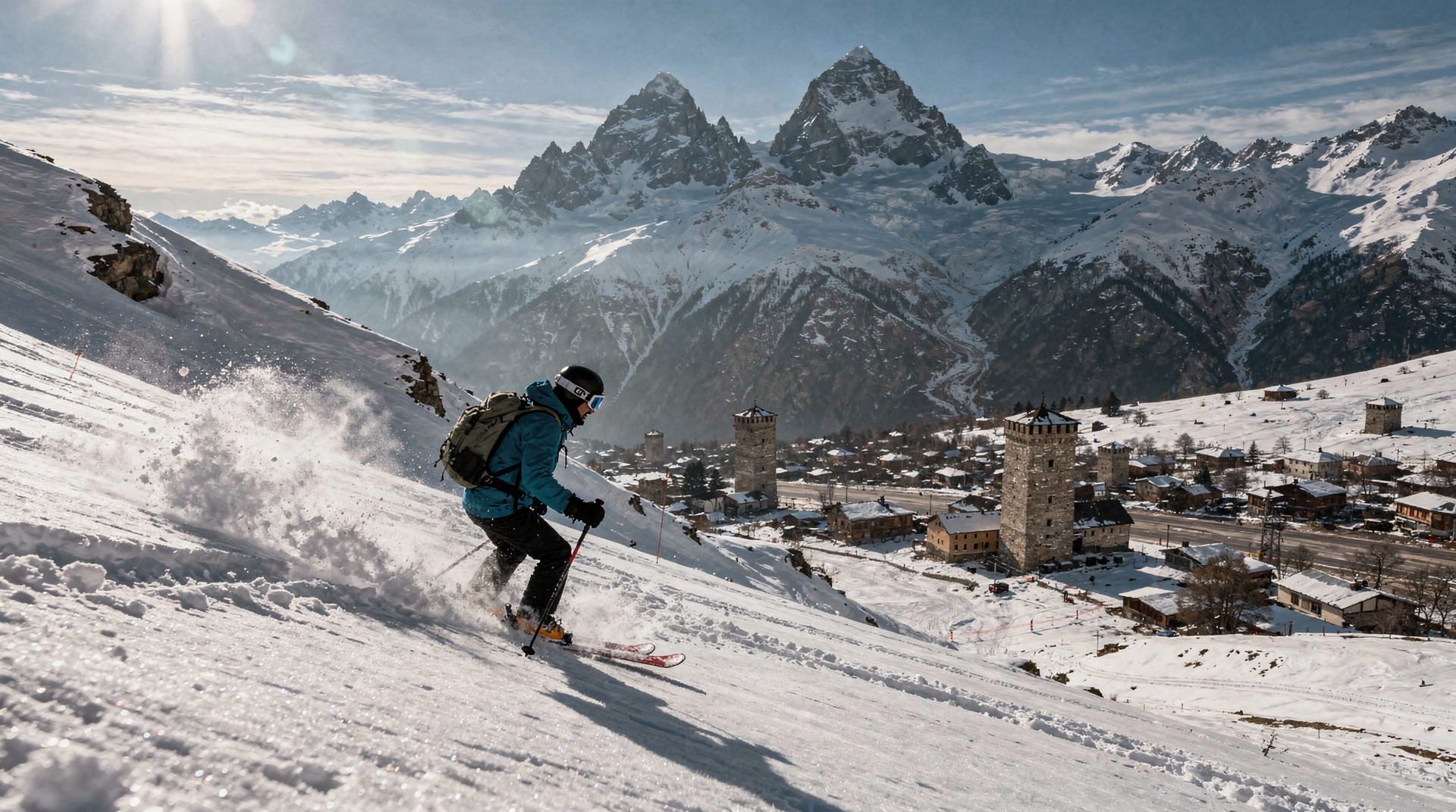Tetnuldi ski resort: skiing at 3,165m in Svaneti
