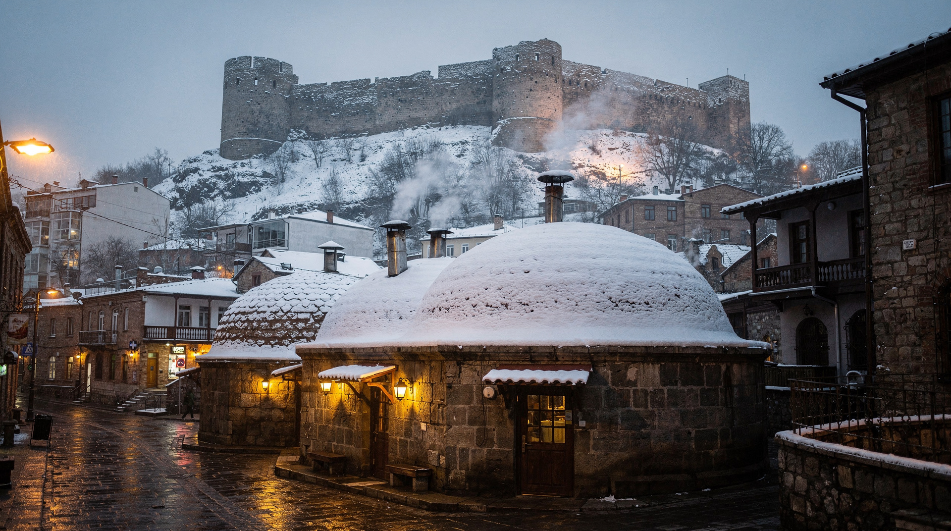 Winter in Georgia: December to February for skiing and Tbilisi